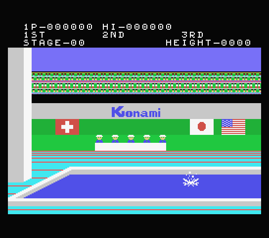 Hyper Sports 1 screenshot 1 for MSX
